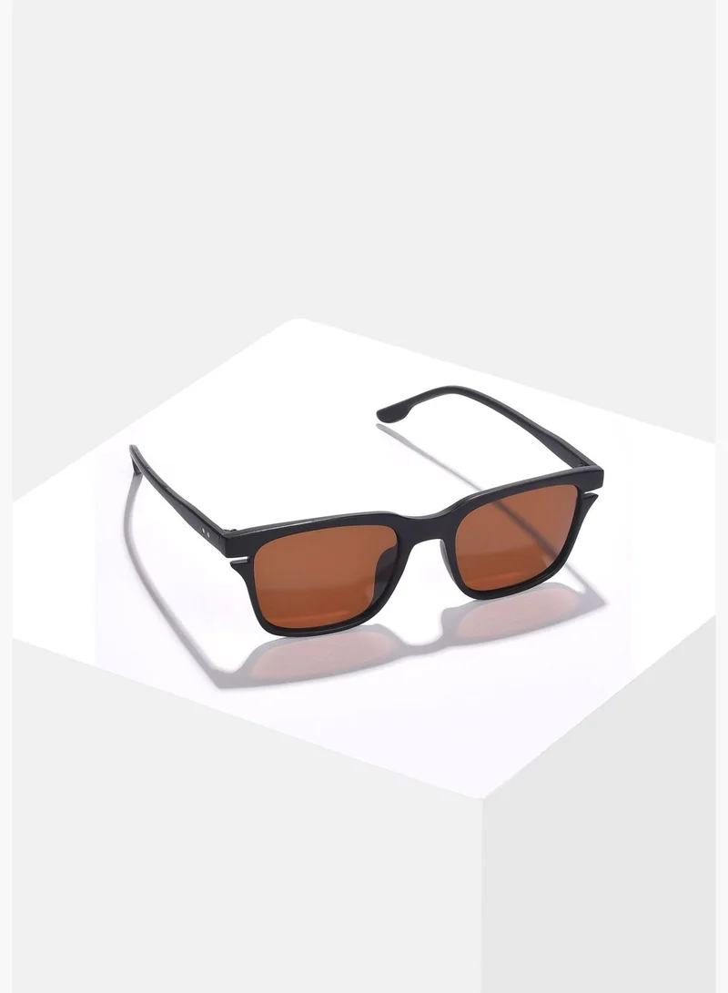 Haute Sauce Women Brown Lens Black Butterfly Sunglasses