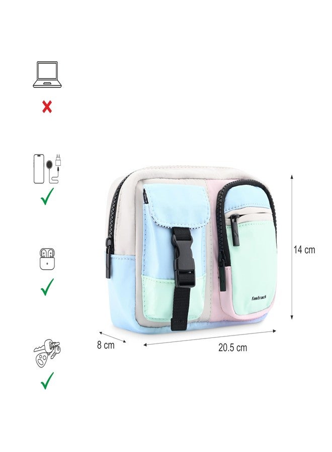 Fastrack Colourblocked Fanny | Nylon Women's Handbags | Fanny for Casual Carry - Image 3