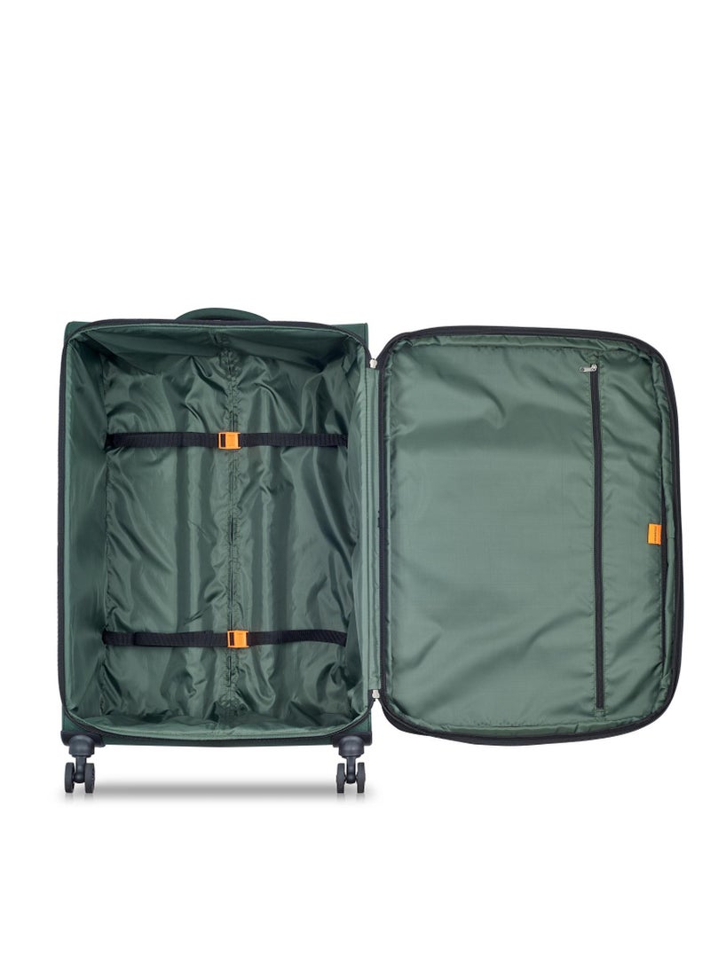 DELSEY Paris Vanguard 82 Cm Expandable  4Double Wheel Check-In  Luggage Trolley Khaki  - Image 2