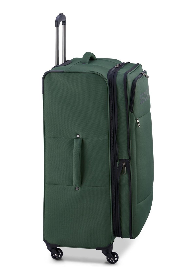 DELSEY Paris Vanguard 82 Cm Expandable  4Double Wheel Check-In  Luggage Trolley Khaki  - Image 4