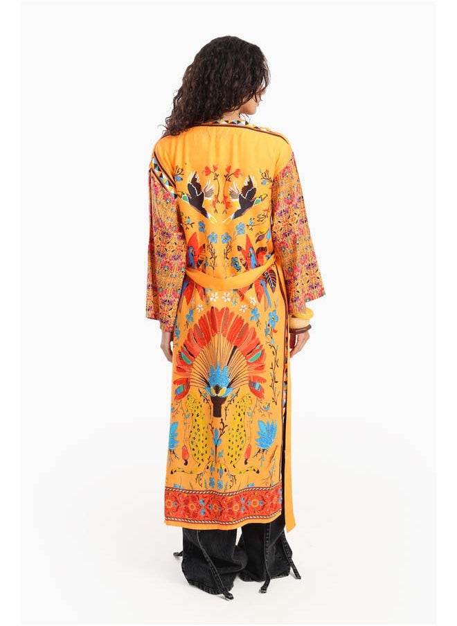 Carina Chic Printed Colored Kimono  - Image 2