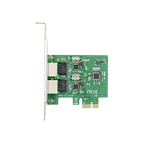 X-MEDIA XM-NA3820 PCI-E 2-Port Dual 10/100/1000Mbps Gigabit Ethernet PCI Express (PCIe x1) Server Network Card/Network Adapter, Realtek RTL8111F Chipset, Windows 11 & Linux Supported - Image 2