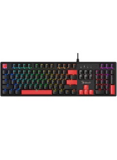 Bloody Mechanical Switch RGB Gaming Keyboard S510R, 10 Preset RGB Effects, Double-Shot Keycaps, BLMS Switch, Bloody BLMS Customize Mechanical Switch, Fire Black  - Image 1