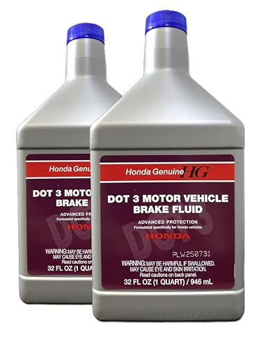 Honda 087989108 DOT 3 Motor Vehicle Brake Fluid 32 FL OZ 1 Quart 2 - Image 1