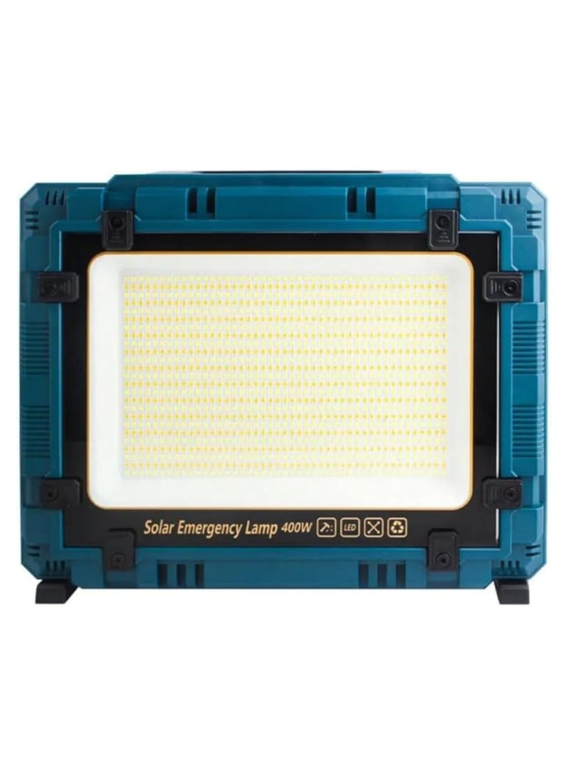 ZAMZIN Solar Work Light Rechargeable, Lumens Floodlight, 5 Modes, Magnetic Base, 180° Adjustable, Waterproof Portable Emergency Light for Camping, Car Repair, Outdoor, Power Outages  - Image 1