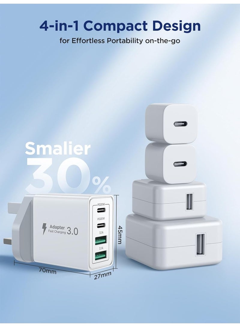 30W PD Fast Charger, USB-C Wall Charger Plug with Power Delivery, Compact Type-C Charging Block for iPhone 15/14/13 Pro Max, iPad, Samsung Galaxy, Pixel, AirPods, MacBook, and More – New 2025 Model - Image 2