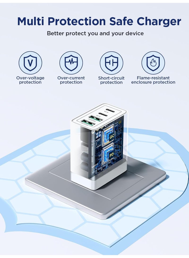 30W PD Fast Charger, USB-C Wall Charger Plug with Power Delivery, Compact Type-C Charging Block for iPhone 15/14/13 Pro Max, iPad, Samsung Galaxy, Pixel, AirPods, MacBook, and More – New 2025 Model - Image 3