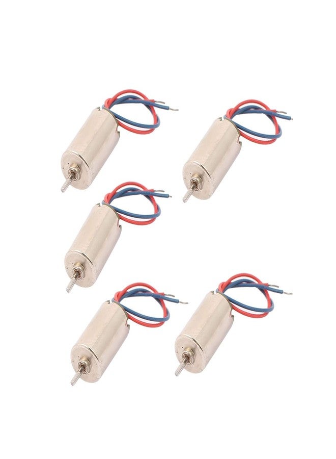 Hxchen Coreless Micro DC Motor 6x12mm for Airplane Model - (5 Pcs) - Image 1