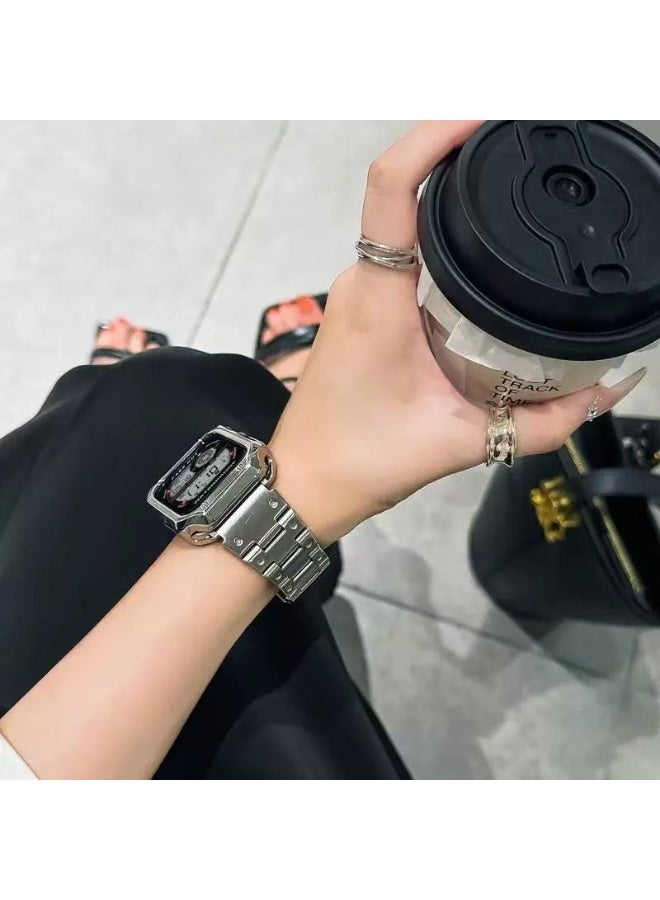 Watch Band Compatible for Apple Watch Series Band 38mm 40mm 41mm 42mm women, Genuine Leather Double Tour Designed Slim Replacement Strap for iWatch Series10 9 8 7 6 SE - Image 2