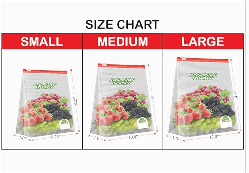 Shalimar Zip Lock Slider Bag Combo Pack – Reusable & Reclosable – 45 Bags (Small + Medium + Large) – Zip Lock/Vegetable/Fridge/Multi-Purpose Storage Bags with Slider Lock - Image 5