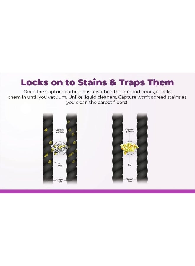 Capture Carpet Dry Cleaner Powder 2.5 Pound - Image 3