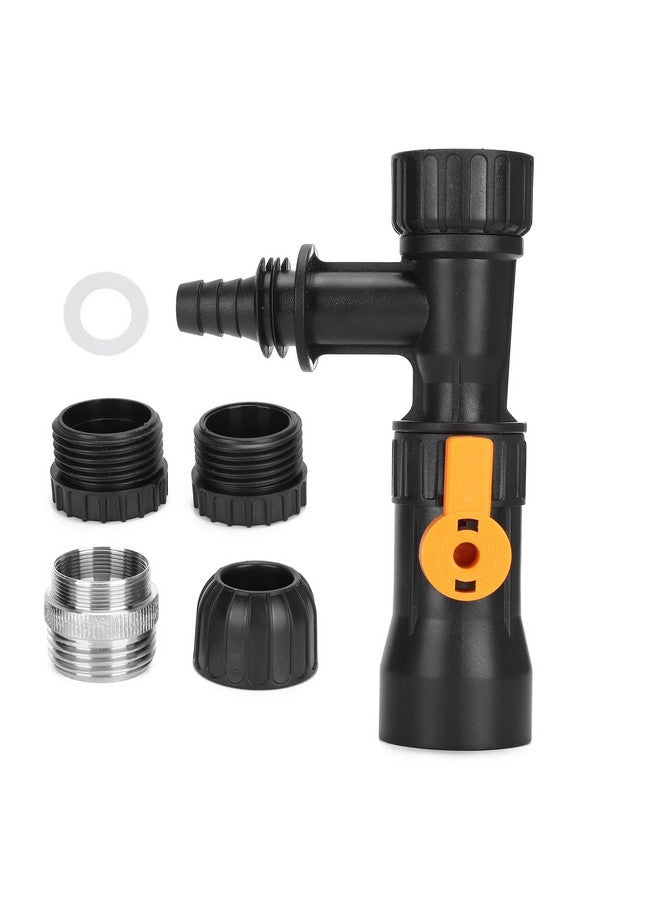 جلوجلو مغير مياه حوض السمك، محول صنبور مغير مياه الأسماك، فوهات صنبور بديلة، مضخة مع محولين للصنبور، مجموعة صمام التحكم - Image 1