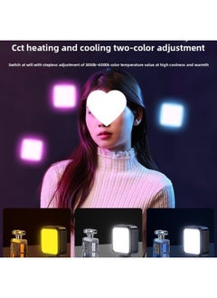 General Supplementary Light Mini Portable Selfie Mobile Phone Live Photo Lighting Light RGB Full Color SLR Camera Photography Port-Specifications:Rgb 【full Color Enhanced Version】 Fill Light + Clip  - Image 4