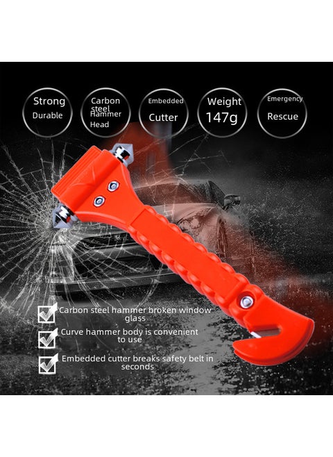 Multifunctional Car Safety Hammer Escape Tool Emergency Glass Breaker Fire Extinguisher Automobile Rescue Tool From China With base