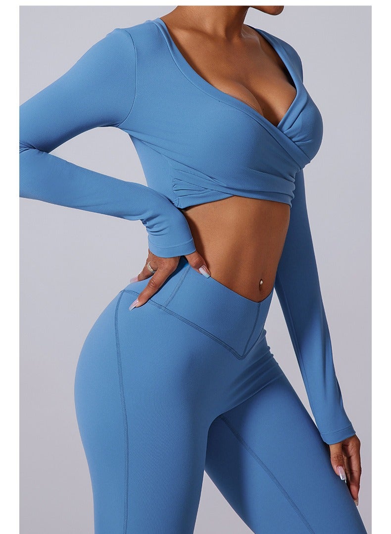 New Product Style Body Shaping Sports and Leisure Yoga Clothing Set - Image 3