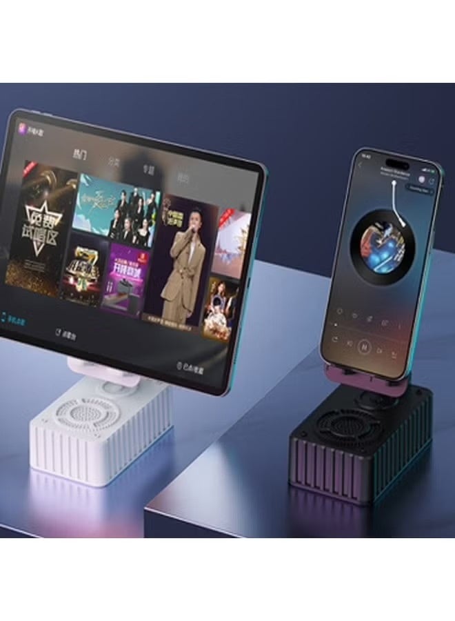 Z18 Phone Holder Wireless Blue-tooth Speaker Stereo Bass Active HIFI Music Foldable Phone Stand Speaker With Mobile Phone Holder - Image 2