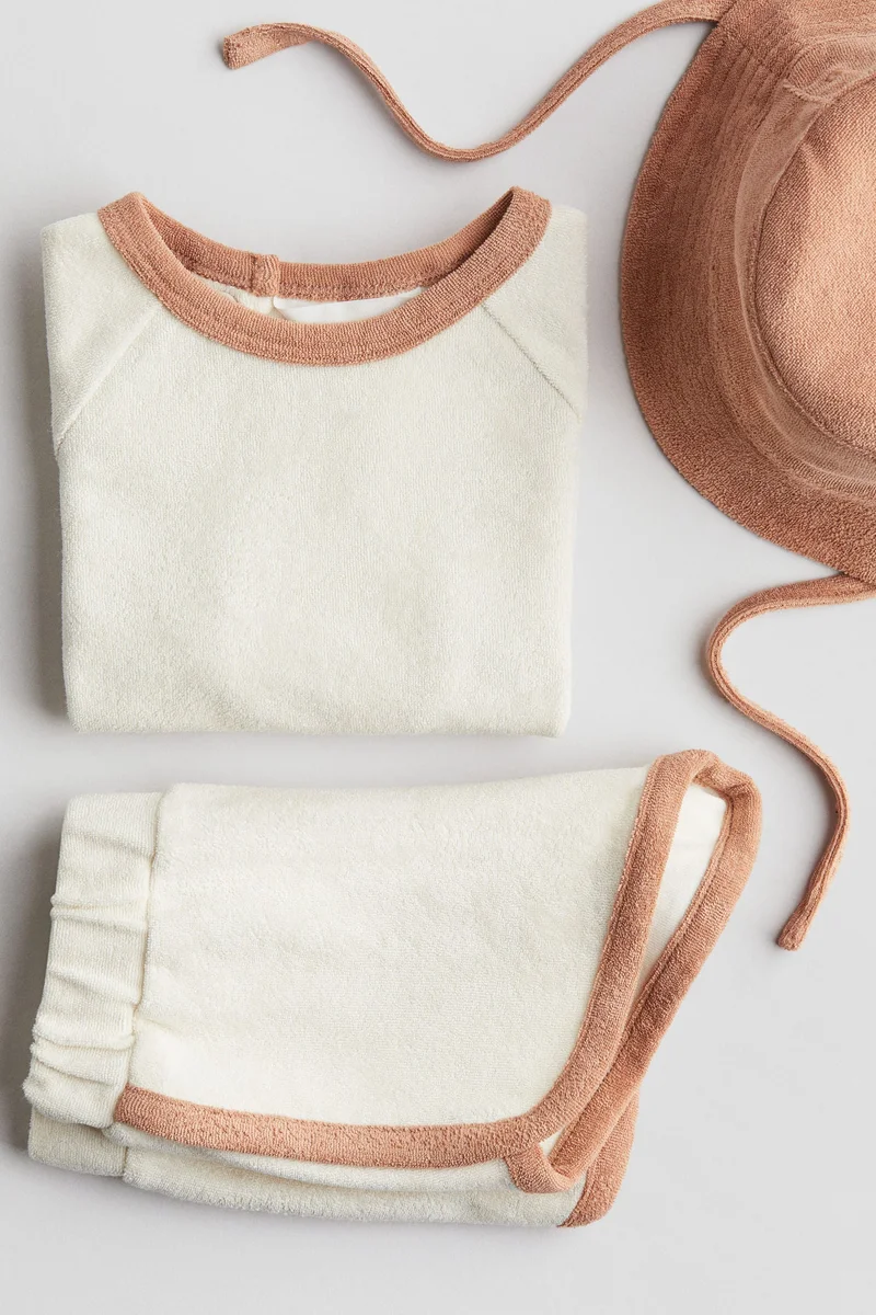 اتش اند ام طقم تيري مكون من 3 قطع