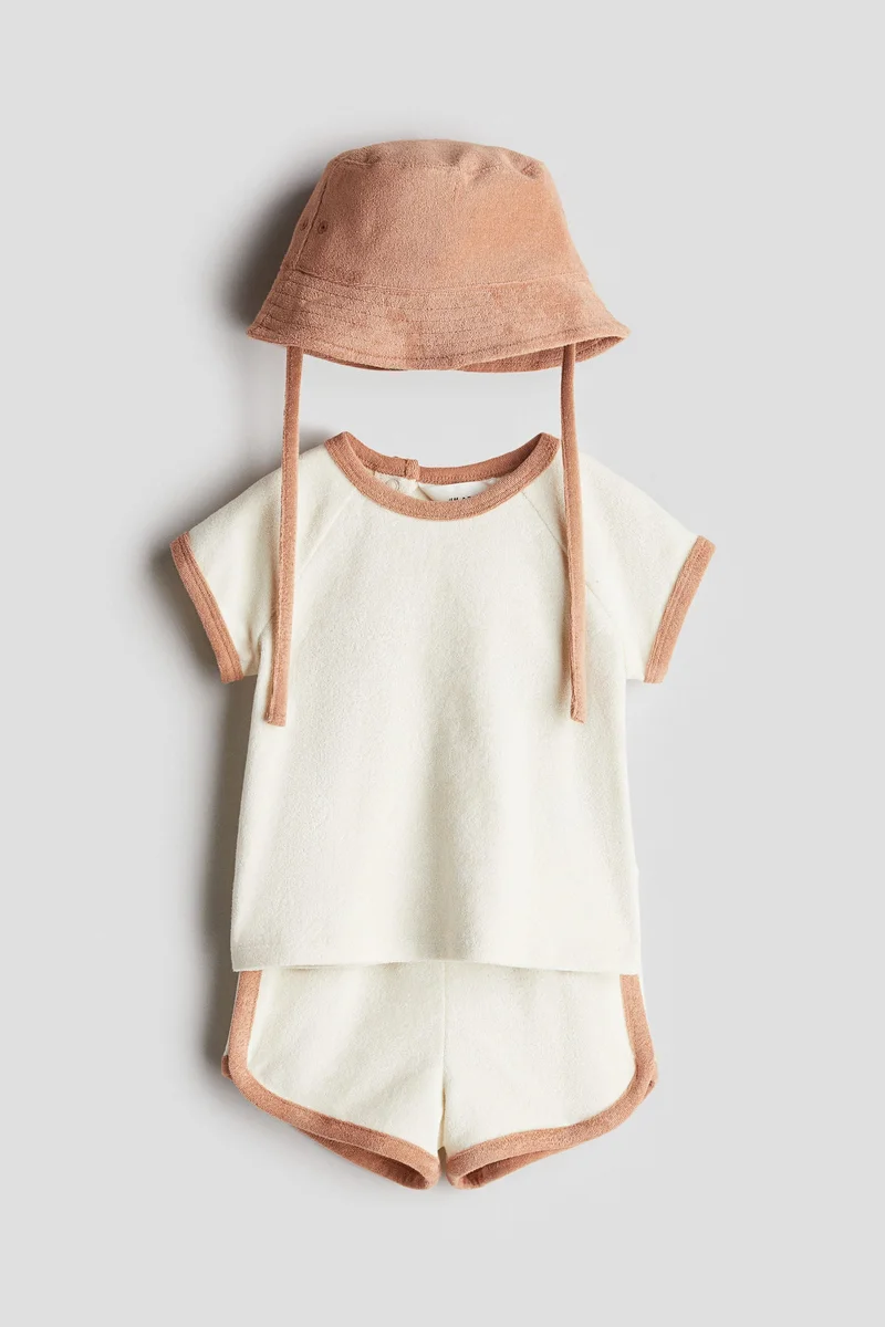 اتش اند ام طقم تيري مكون من 3 قطع