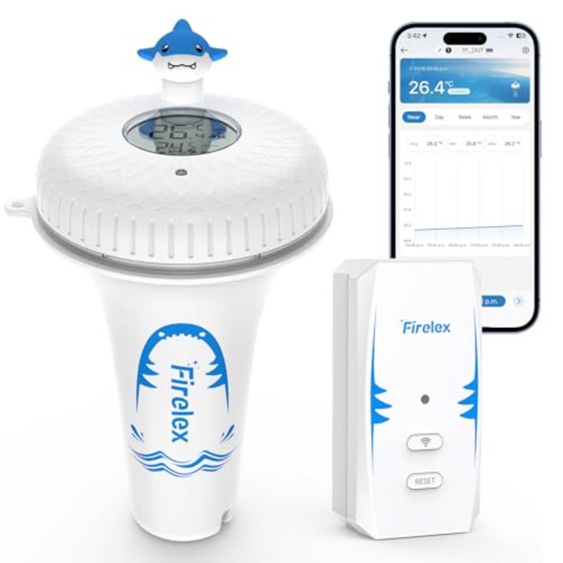 Wireless Pool Thermometer with WiFi Gateway Smart Bath Thermometer - Image 1