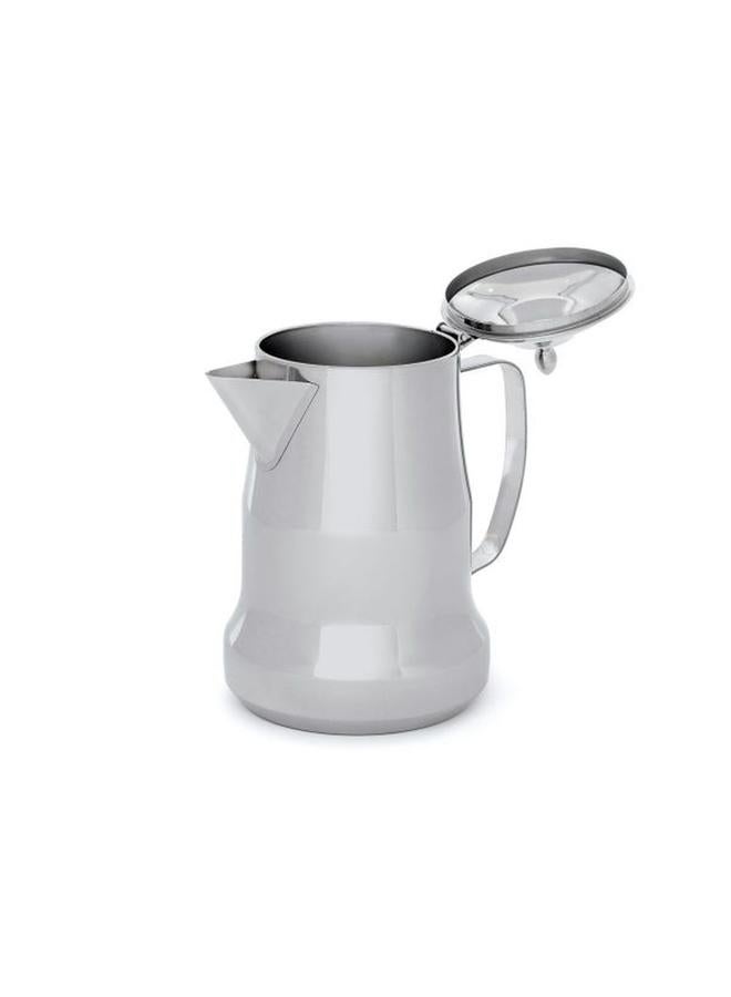 ماكسيما إبريق حليب فولاذي بمقبض جانبي سعة 3 لتر، فضي - Image 4