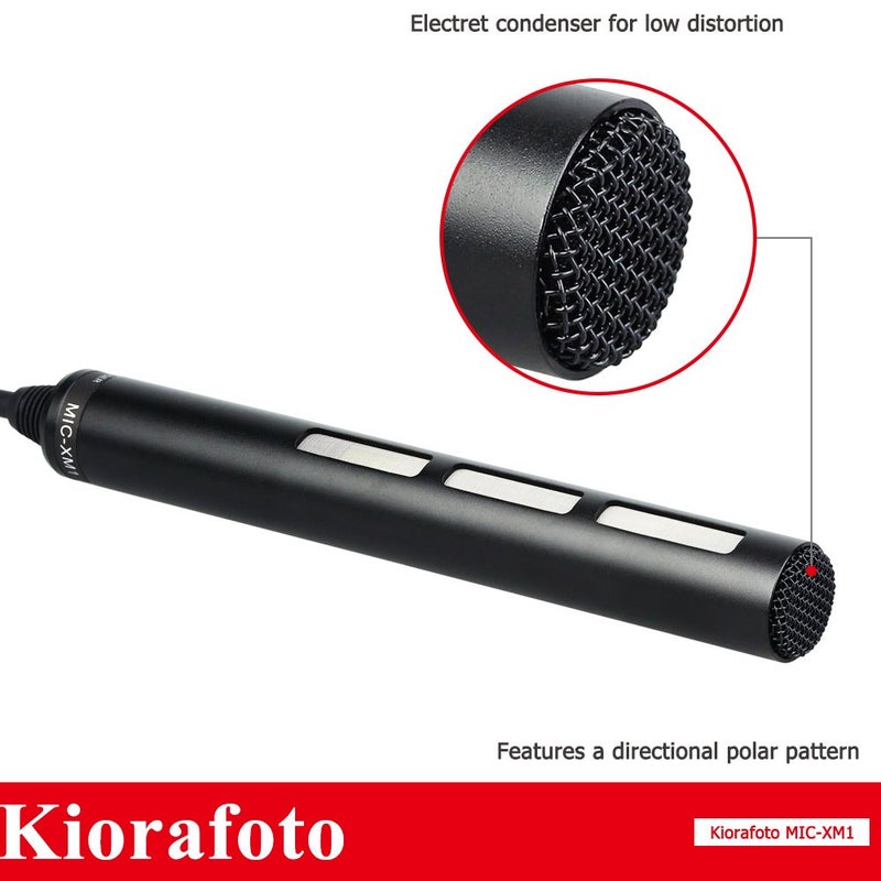 Kiorafoto Camera Camcorder Microphone for Sony HXR-NX30 HXR-NX70 HXR-NX5 DSR-PD170 HVR-A1 HDR-AX2000 HVR-Z7 HVR-Z5 HVR-Z1 HVR-V1 PMW-EX1 NEX-FS700 NEX-FS100 Replaces ECM-XM1 - Image 3