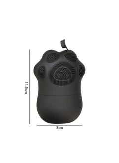 Skinside Ice Roller For Face With Scrubber | Ice Roller For Face | Face Ice Roller For Men & Women | Ice Cube Roller For Glowing Skin & Puffy Eyes | Reusable & Unbreakable (Black)  - Image 4