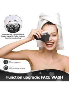 Skinside Ice Roller For Face With Scrubber | Ice Roller For Face | Face Ice Roller For Men & Women | Ice Cube Roller For Glowing Skin & Puffy Eyes | Reusable & Unbreakable (Black)  - Image 5