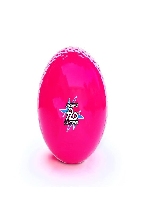 jaspo T20 Ultra Practice Cricket Balls (Pack of 3) for Indoor & Outdoor Play,Weight 125-1 30 GMS, Colour Pink, Synthetic Rubber Material - Image 5