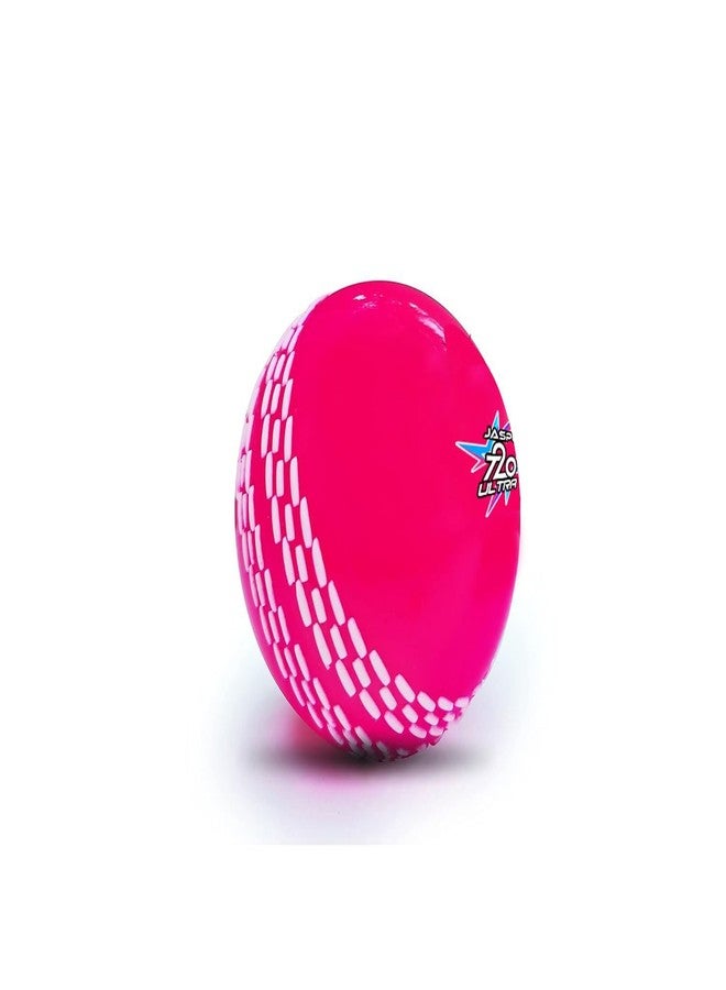 jaspo T20 Ultra Practice Cricket Balls (Pack of 3) for Indoor & Outdoor Play,Weight 125-1 30 GMS, Colour Pink, Synthetic Rubber Material - Image 4