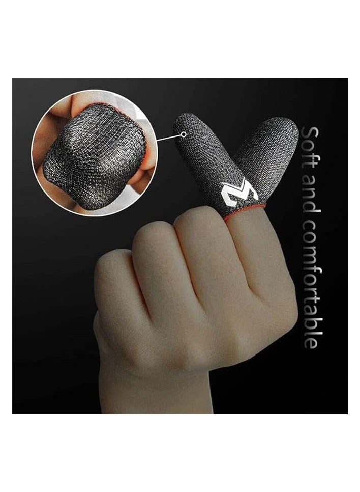 بروماس مجموعة أصابع الألعاب، أكمام أصابع الألعاب لجهاز التحكم في الألعاب المحمولة، أكمام أصابع سلسة عالية الحساسية ومضادة للعرق وقابلة للتنفس - Image 5