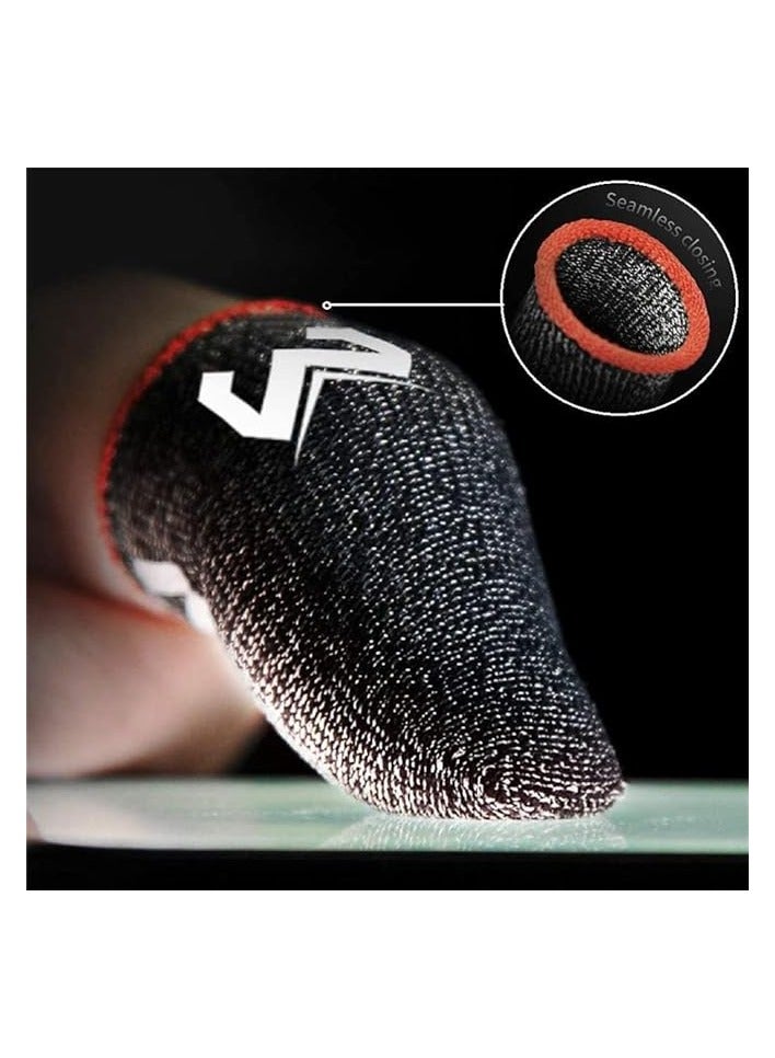 بروماس مجموعة أصابع الألعاب، أكمام أصابع الألعاب لجهاز التحكم في الألعاب المحمولة، أكمام أصابع سلسة عالية الحساسية ومضادة للعرق وقابلة للتنفس - Image 3