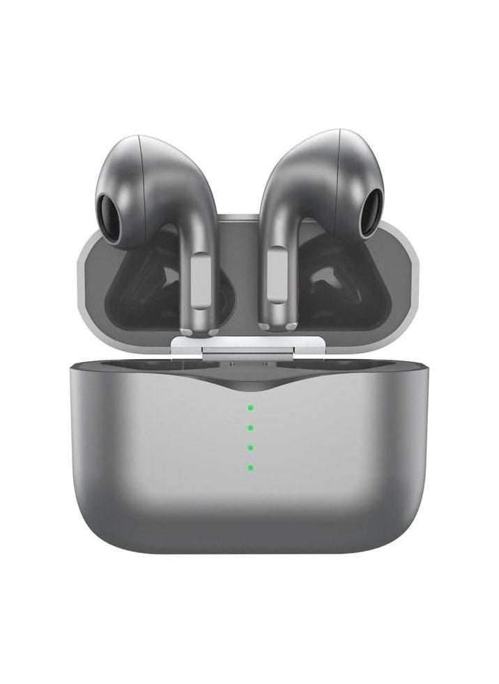 Generic - Bluetooth Earphone 5.3, Dual Mic ENC Headphones Noise cancellation HD Calls, Touch Control earbuds, Long Playback Battery (Silver Frost) - Image 1