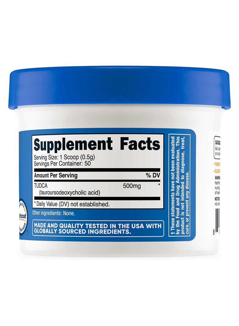 Nutricost Tudca Powder 25 Grams Tauroursodeoxycholic Acid - Image 4