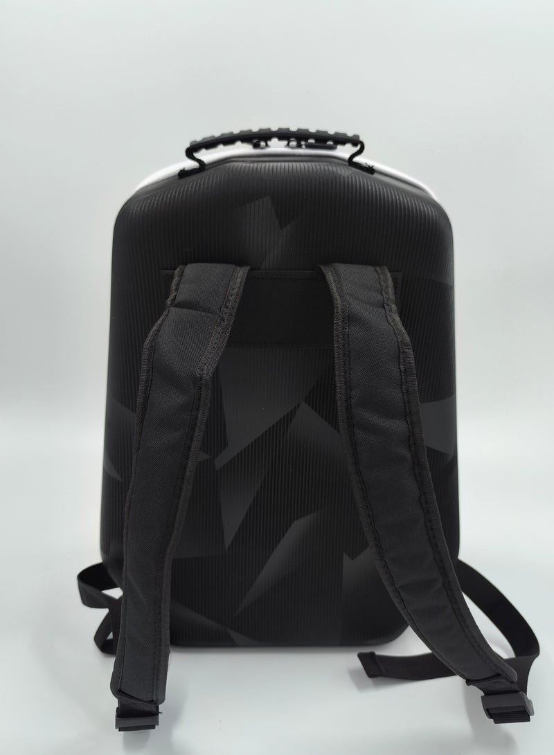 Alpha X PlayStation 5 Slim HardShell Travel Backpack - Black/White - Image 3