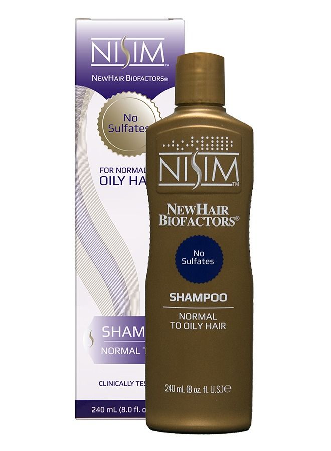 Nisim Normal to Oily Shampoo 8oz - No Sulfates, Parabens, DEA