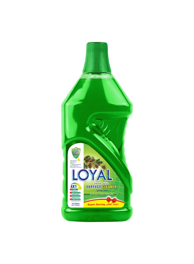 loyal منظف سطح الكمثرى وزهرة بيضاء أخضر 2400 مل - Image 1