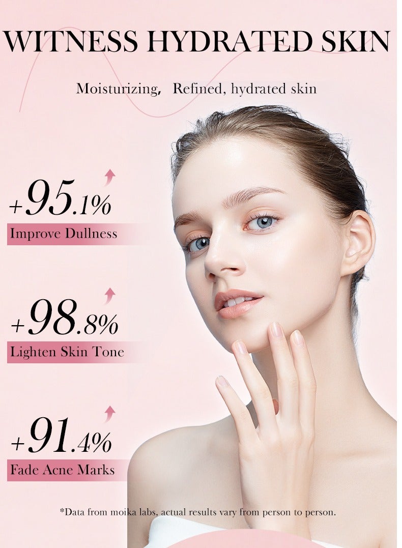 MOIKA Peach 70 Niacin Serum 30ml, Brightening Facial Serum with Bifida Ferment, Lightweight Hydrating Formula to Fade Acne Marks, Even Skin Tone, Minimize Pores - Non-Greasy, Fast-Absorb  - Image 3