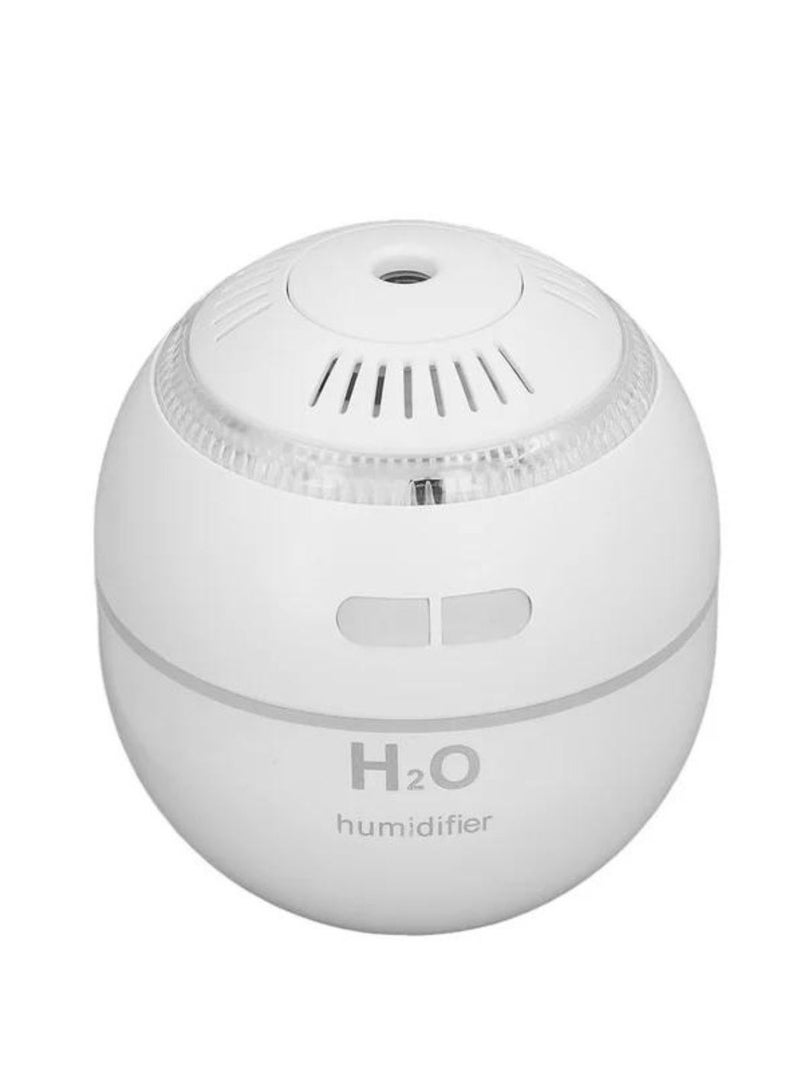 اتش 2 او مرطب USB، ضوء متدرج، شحن مريح، آمن للاستخدام، مرطب USB صغير للمنزل (أبيض) - Image 1