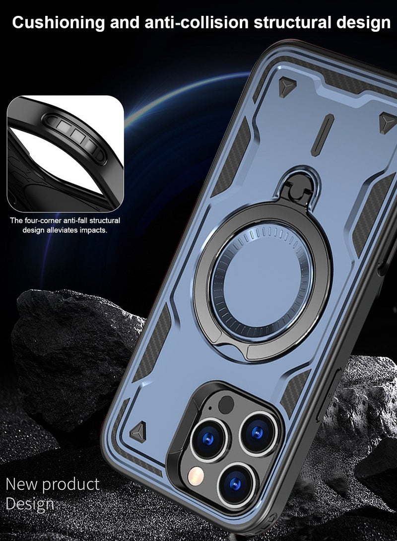 iPhone 16 Pro/Pro Max MagSafe Case Cover - Anti-Scratch, Air-Guard Corners, Ultra Slim Transparent, Magnetic Magsafe Cover, Unique Industrial Style Design - Image 3