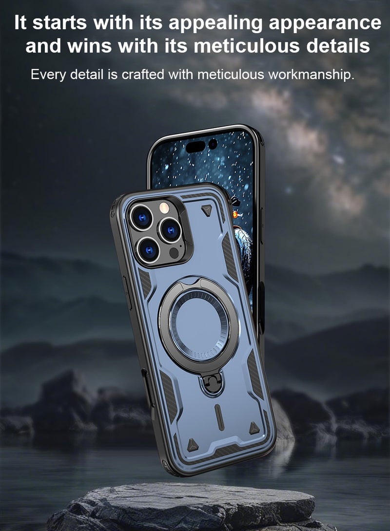 iPhone 16 Pro/Pro Max MagSafe Case Cover - Anti-Scratch, Air-Guard Corners, Ultra Slim Transparent, Magnetic Magsafe Cover, Unique Industrial Style Design - Image 2