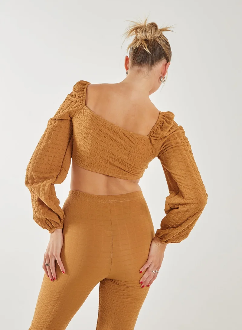 Pink Vanilla Bubble Long Sleeve Top