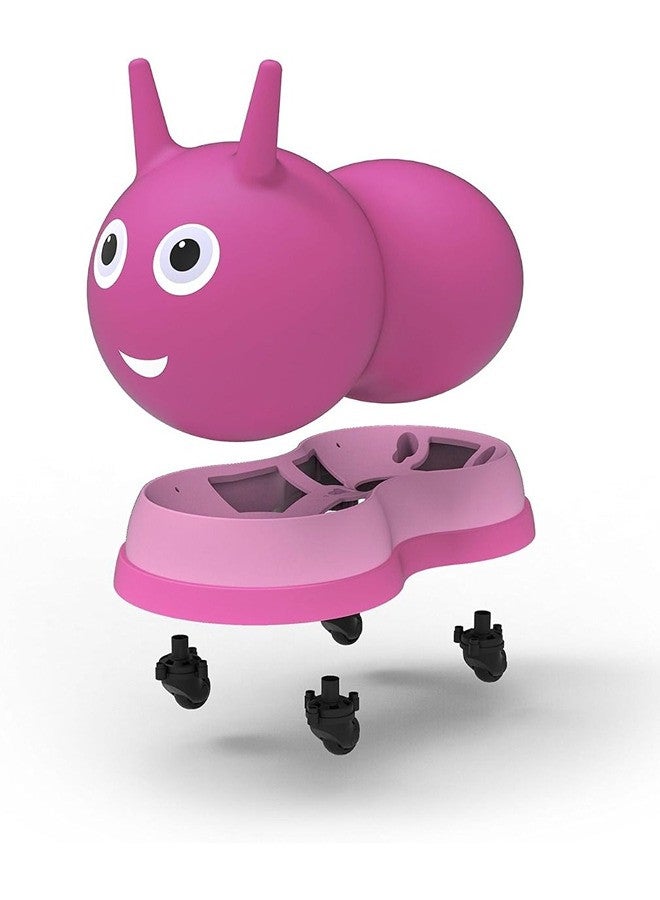 Micro ميكرو إير هوبر وردي | كرة قفز للأطفال | كرة قفز | لعبة للأولاد والبنات | لعبة قابلة للنفخ للأولاد والبنات | إير هوبر | قفز وركوب - ضعف المرح | إير هوبر - Image 2