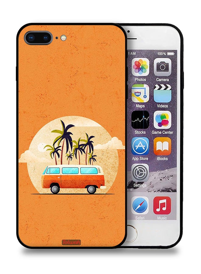 Tolwak Apple iPhone 8 Plus Protective Case Bus Art - Image 1