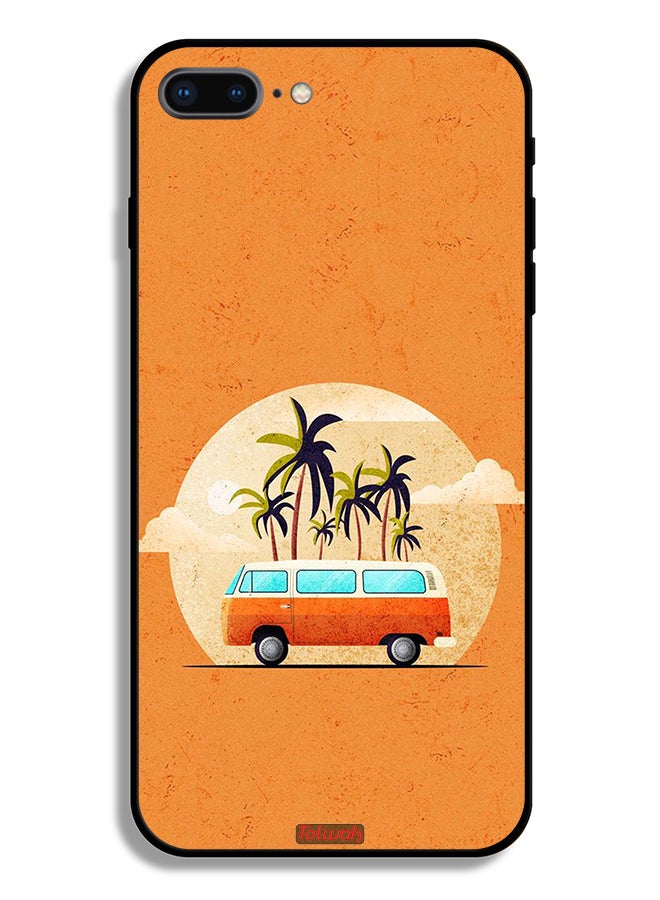 Tolwak Apple iPhone 8 Plus Protective Case Bus Art - Image 2