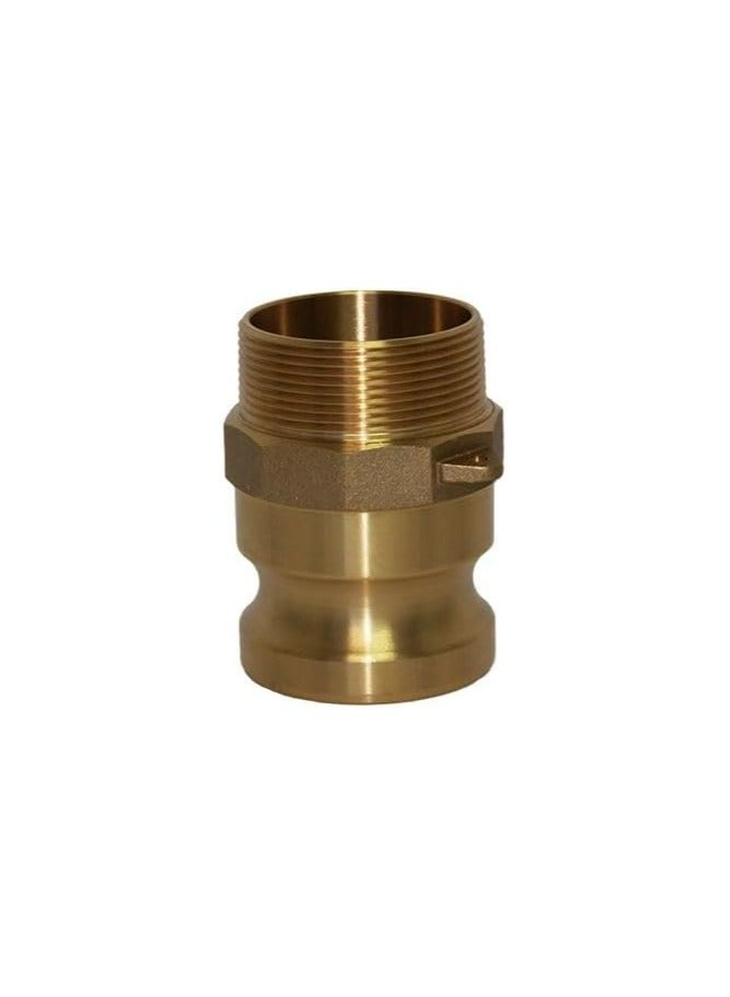 Brass Camlock Coupling Part F NPT (3'')  - Image 1