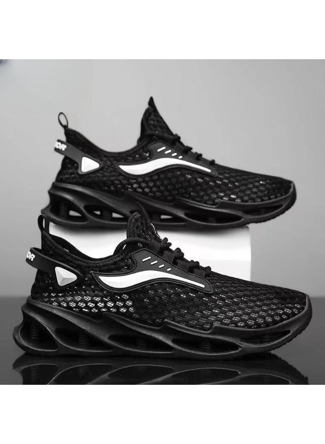 NIBEMINENT Men's Casual Shoes Mesh Sneakers Breathable  Hollow Sneakers for Men Classic Original Trends  Male Tennis Shoes - Image 1