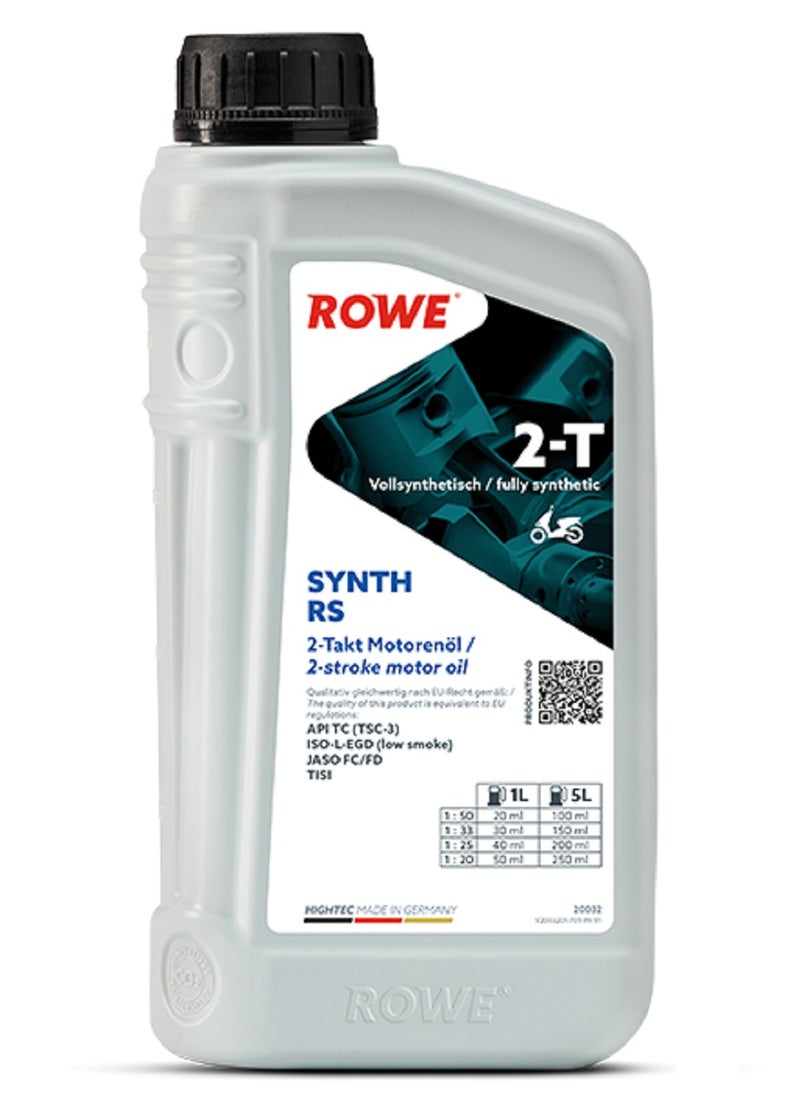 ROWE ROWE HIGHTEC SYNTH RS 2T 2 Stroke Engine Oil -1 Ltr.(Germany) 