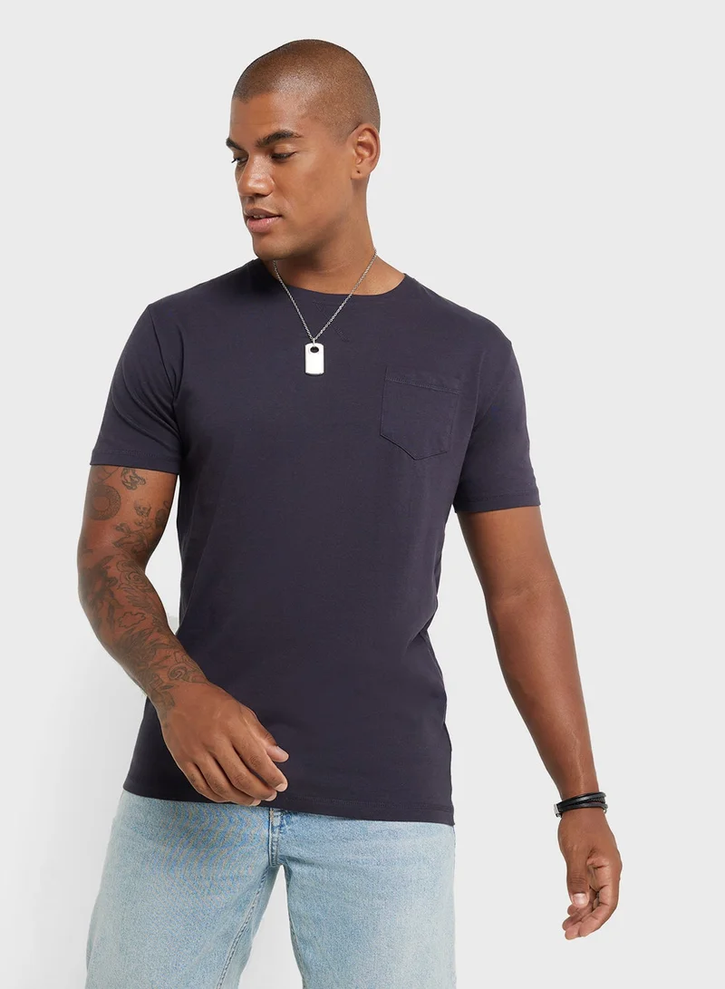 BRAVE SOUL Pack Of 2 Pocket T-Shirt