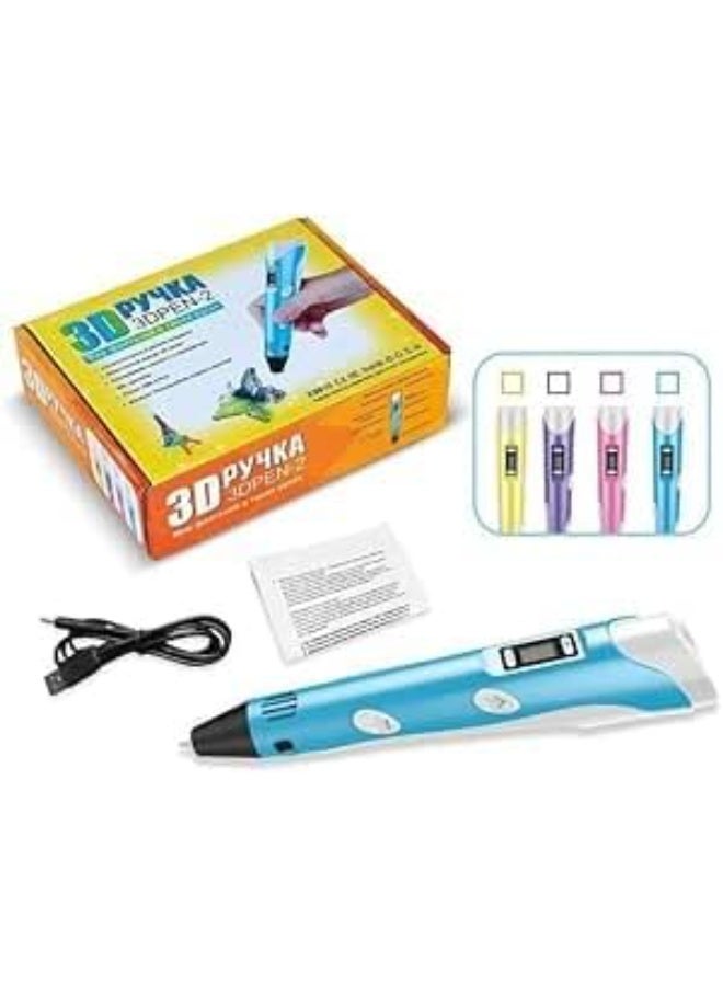 3D Printing Pen with LCD Screen, MULTI COLOR, for Kids and Adults - Image 1