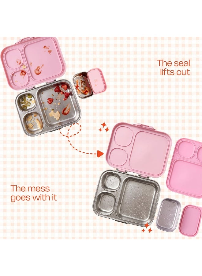 Spriggo Vault Pro Kids Lunch Box with Side Scoop, Unicorn - Image 2